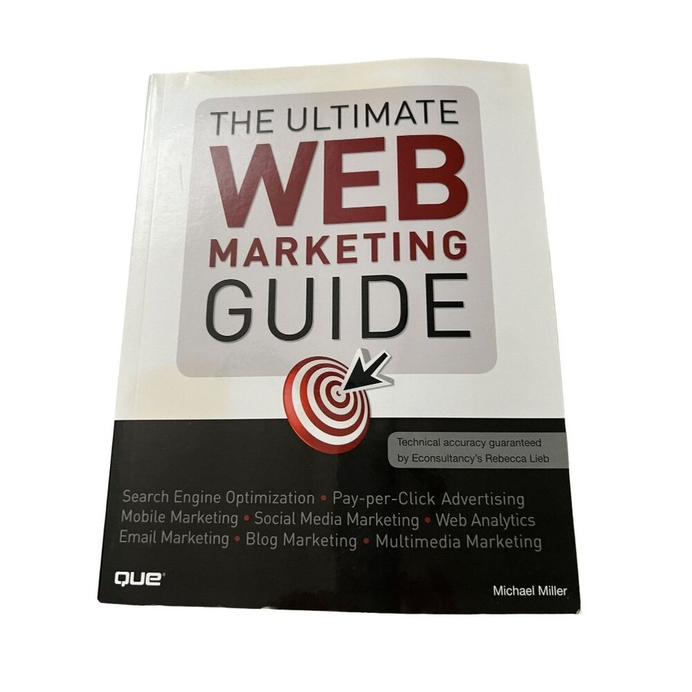 The Ultimate Web Marketing Guide Michael Miller Que SEO Social Media‎ PPC Book